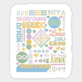 GWSN Collage Sticker